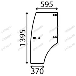 JOHN DEERE 5100GF - Luna puerta izquierda