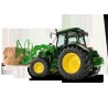 JOHN DEERE 6100MC - Luna lateral izquierda