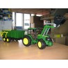 1:16 JOHN DEERE 6920 con pala y remolque basculante