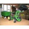 1:16 JOHN DEERE 6920 con pala y remolque cereal