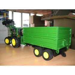 1:16 JOHN DEERE 6920 con pala y remolque cereal