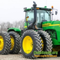 JOHN DEERE 9120 - Luna lateral derecha