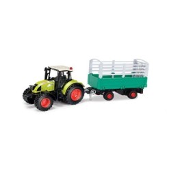 1:32 CLAAS Arion 540 con remolque con cancillas HERPA