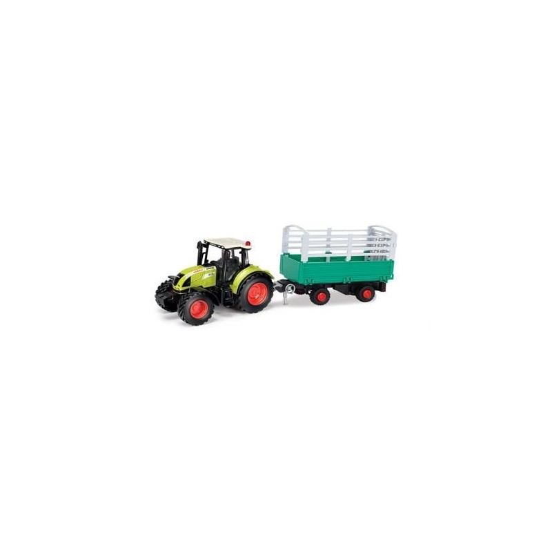 1:32 CLAAS Arion 540 con remolque con cancillas HERPA