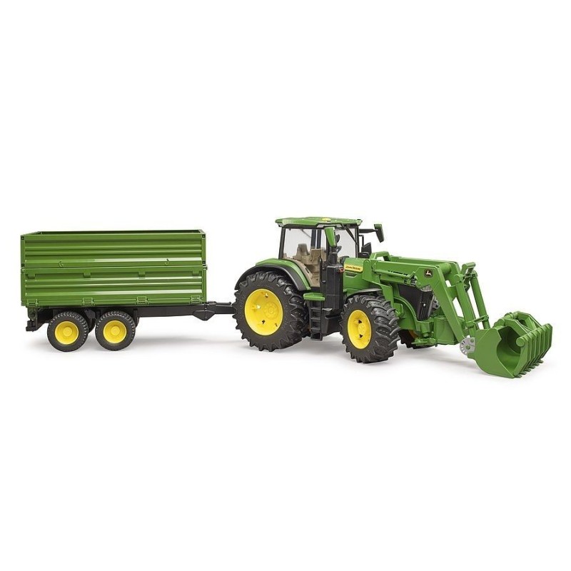 1:16 JOHN DEERE 7R 350 con pala y remolque basculante