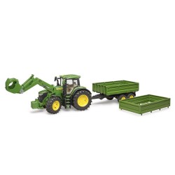 1:16 JOHN DEERE 7R 350 con pala y remolque basculante