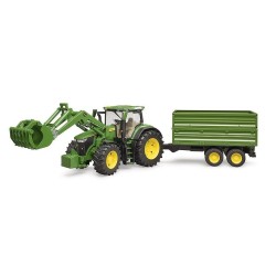 1:16 JOHN DEERE 7R 350 con pala y remolque basculante