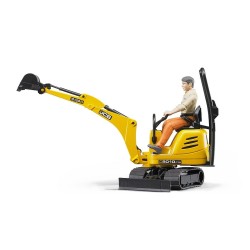 1:16 JCB mini-retro con muñeco