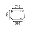 DEUTZ-FAHR Agrocompact 3.30F - Luna trasera