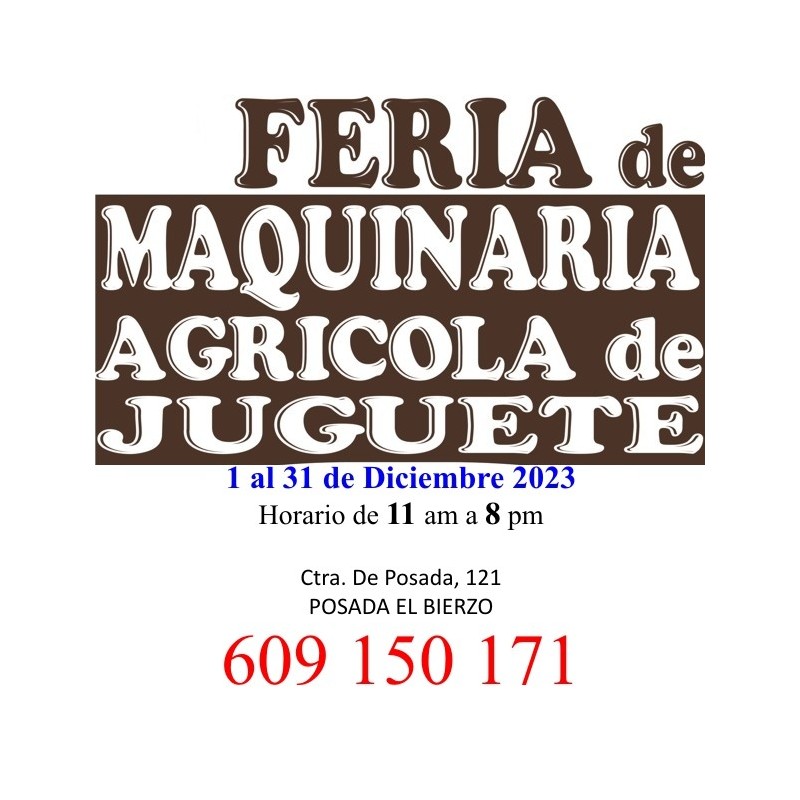 Feria de Maquinaria Agrícola de Juguete