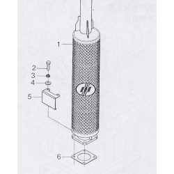 2000 1-1  1 YT-200E Muffler assembly