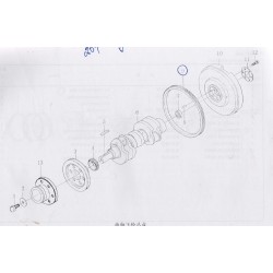 2000 1-18 Crankshaft-fly wheel Assy