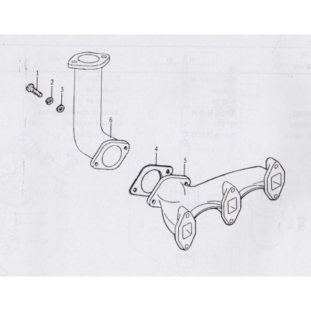 2000 1-25 Exhaust Manifold Assy