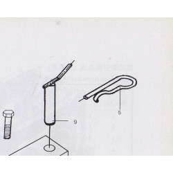 2000 2-25  8  160.35B.014-1 Axle pin