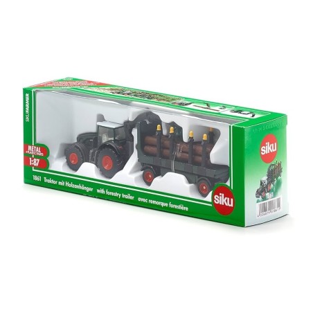 1:87 FENDT 939 forestal con remolque
