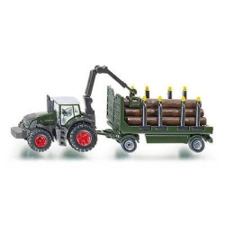 1:87 FENDT 939 forestal con remolque
