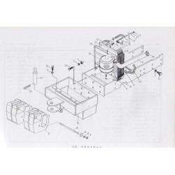 2000 2-61 Water tank. Air cleaner and Bracket