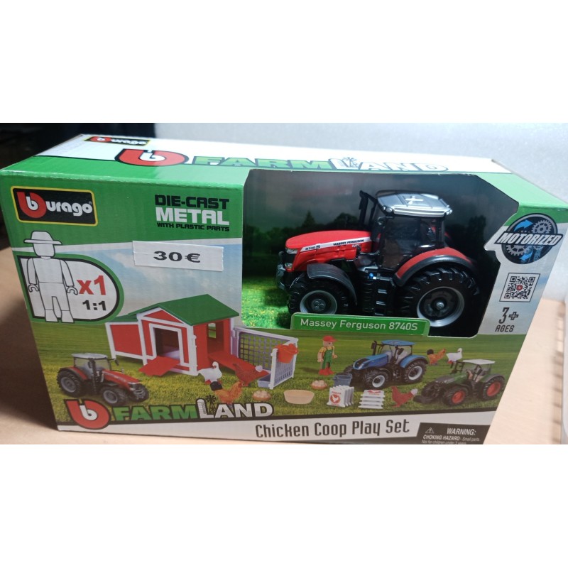 1:50 MASSEY FERGUSON 8740S en granja gallinas 1:50 MASSEY FERGUSON 8740S en granja gallinas