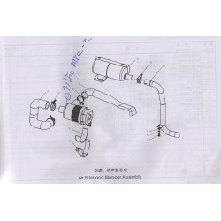 1000 1-41 Air Filter and Silencer Assembly