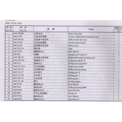 1000 P37 Rear Axle Assy