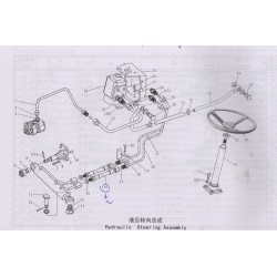 1000 P44 Hydraulic Steering Assembly